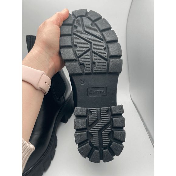 CUSHIONAIRE Women's STRETCH slip on Chelsea boot BLACK 6.5 - Picture 6 of 6